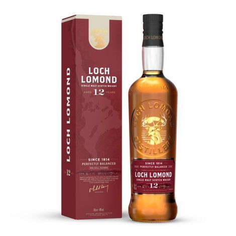 LOCH LOMOND - Aged 12 Years - Single Malt Scotch Whisky, 75cl.